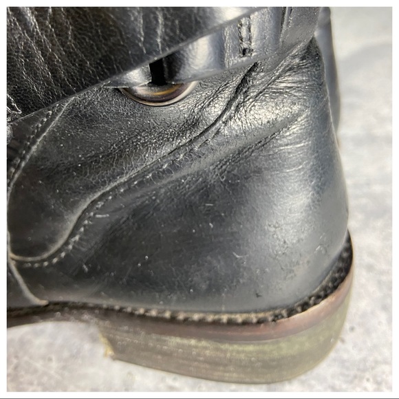 Coach Black Leather Jesika Booties With Buckle & Strap - Picture 6 of 9